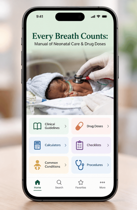 About Every Breath Counts Handbook every breath counts neonatal care app reduced