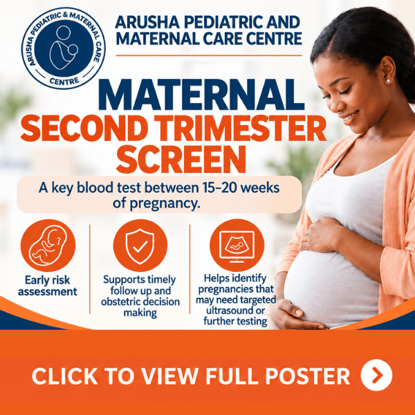 maternal second trimester screening poster mini reduced